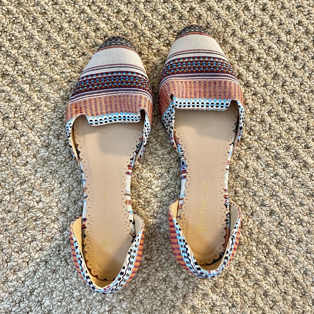 Restricted | Striped Flats